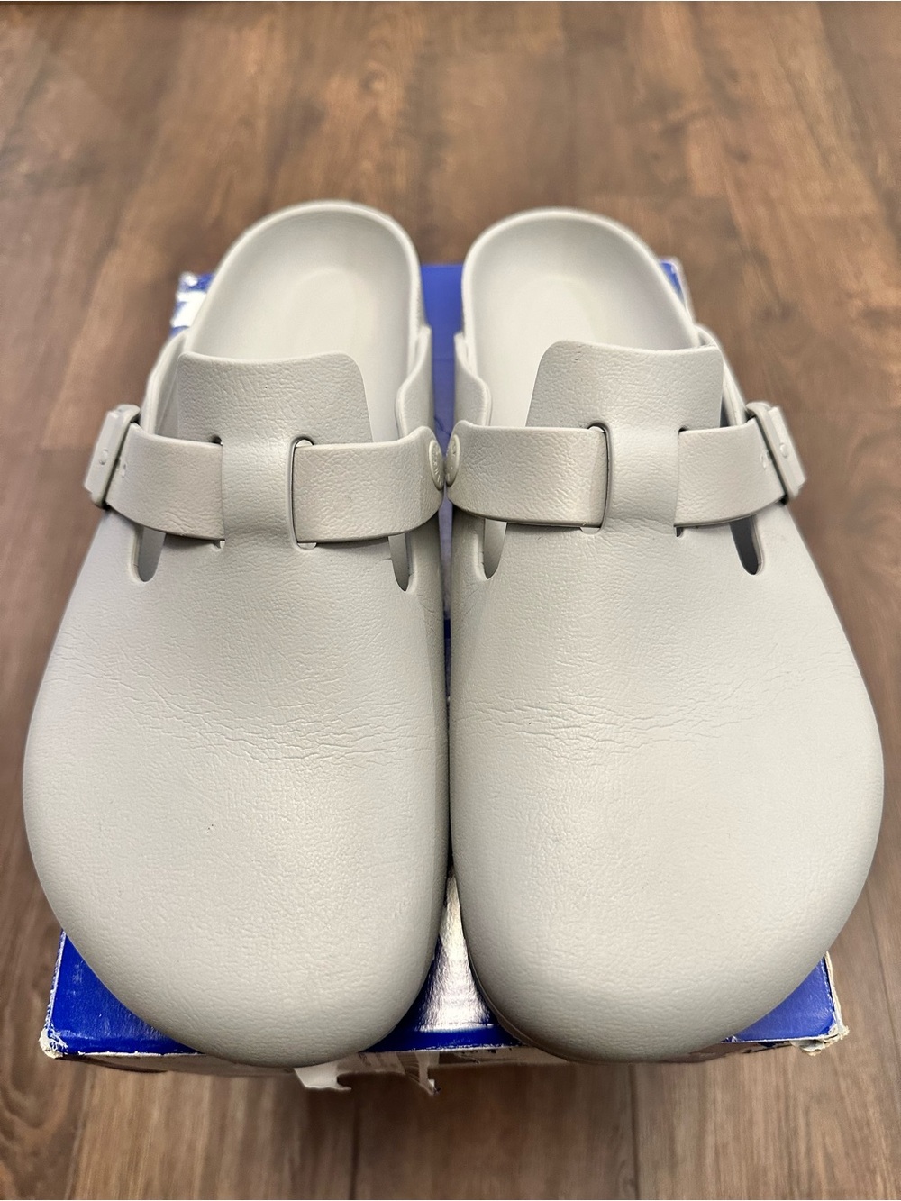 Birkenstock Men’s Boston Iron Gray Regular Fit Clogs, Size 45 (US Size 12) - Picture 4 of 12